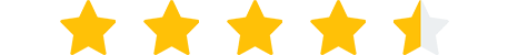 Average rating by our customers